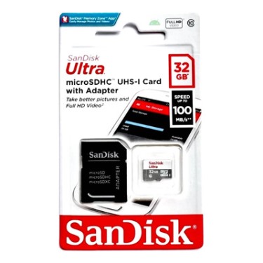 Cartao de memoria 32 gb micro sd sandisk ultra